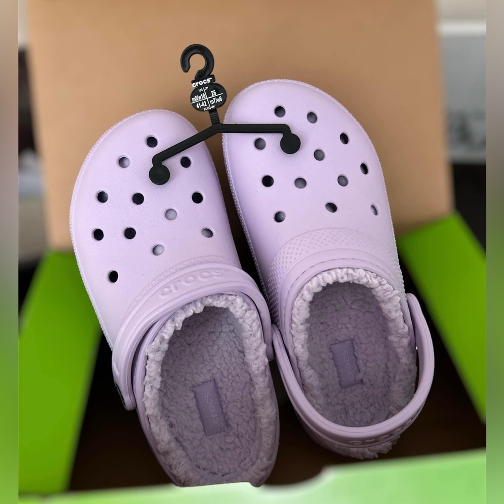 Purple Crocs